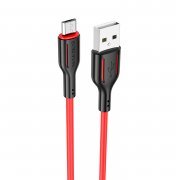 Кабель Borofone BX63 (USB - micro USB) (черно-красный) — 1