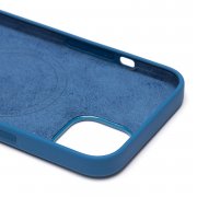 Чехол-накладка ORG Silicone Case SafeMag с анимацией для Apple iPhone 13 (голубая сойка) — 2