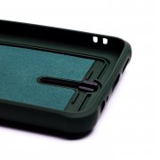 Чехол-накладка - SC304 с картхолдером для Xiaomi Redmi Note 10 (208775) (темно-зеленая) — 2