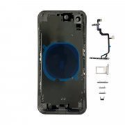 Корпус для Apple iPhone Xr в стиле iPhone 16 Pro (серый) — 1