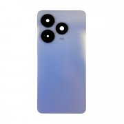 Задняя крышка для Tecno Spark Go 2024 (голубая) премиум — 2