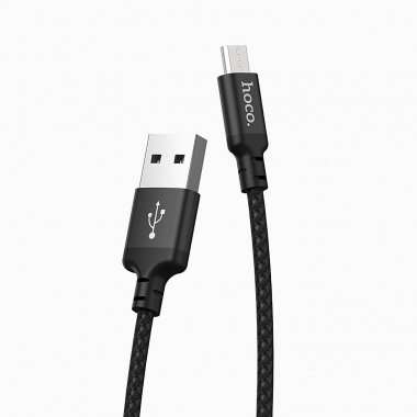 Кабель HOCO X14 (USB - micro-USB) черный — 9