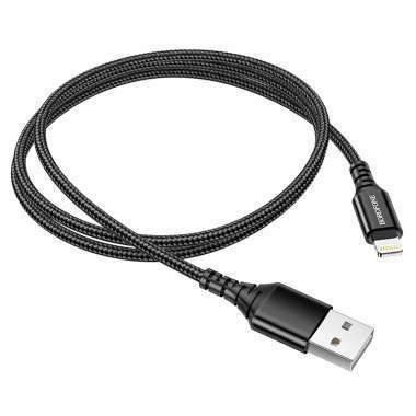 Кабель Borofone BX54 для Apple (USB - Lightning) черный — 5