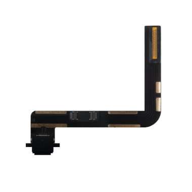 Шлейф для Apple iPad 10.2 2019 на разъем зарядки (черный) — 1