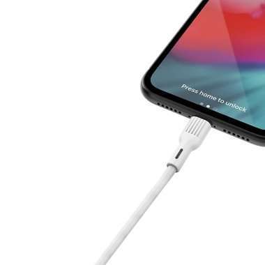 Кабель SKYDOLPHIN S03L для Apple (USB - Lightning) белый — 3