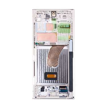 Дисплейный модуль с тачскрином для Samsung Galaxy S23 Ultra (S918B) (бежевый) — 1