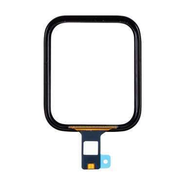 Стекло с тачскрином для Apple Watch 4 44 mm в сборе с OCA пленкой (черное)