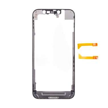 Стекло с тачскрином для Apple iPhone 12 mini в сборе с OCA пленкой (черное) &mdash; 1