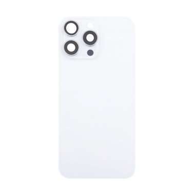 Задняя крышка для Apple iPhone 16 Pro Max (белая) премиум &mdash; 2