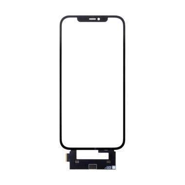 Стекло для Apple iPhone 12 Pro Max в сборе с тачскрином, рамкой и OCA пленкой (черное) &mdash; 2