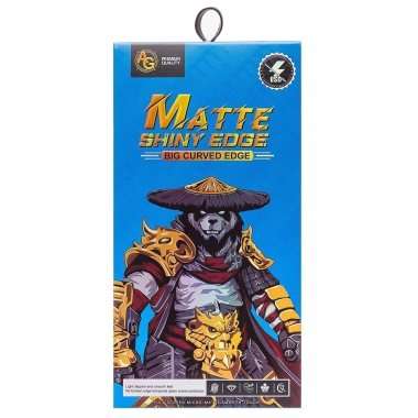 Защитное стекло Matte 3D для Apple iPhone 16 Pro Max (черное) &mdash; 2