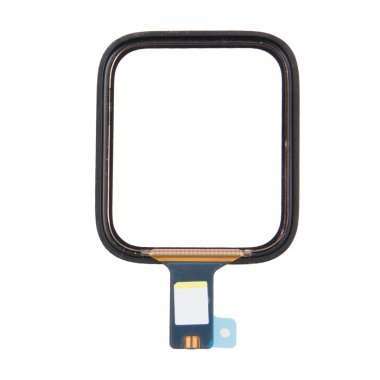 Стекло для Apple Watch 4 40 mm с тачскрином и OCA пленкой (черное)